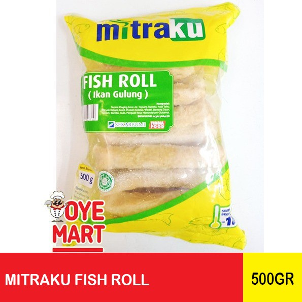 MITRAKU FISH ROLL 500GR / FROZEN FOOD