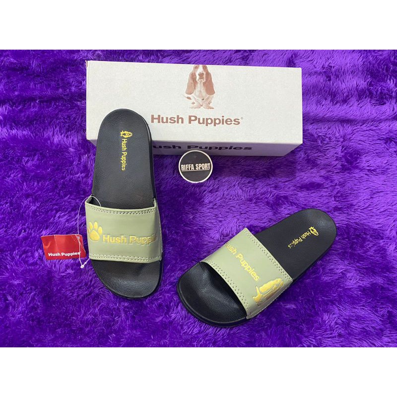 5 varian warna sandal slide on hush puppies sandal pria wanita