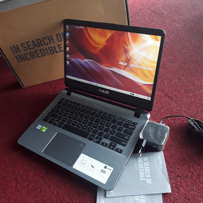 [Laptop / Notebook] Bnob Laptop Gaming Asus A407Uf Core I5-8250U Vga Nvidia Mx130 2Gb Laptop Bekas