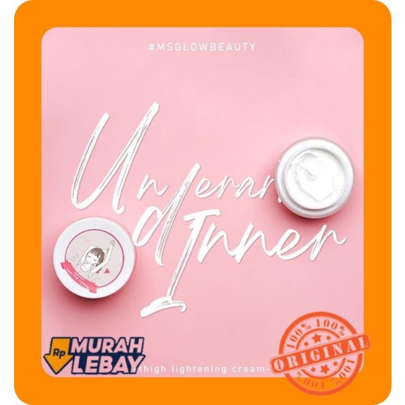 Underarm MS GLOW / cream lipatan / MS Glow Underarm
