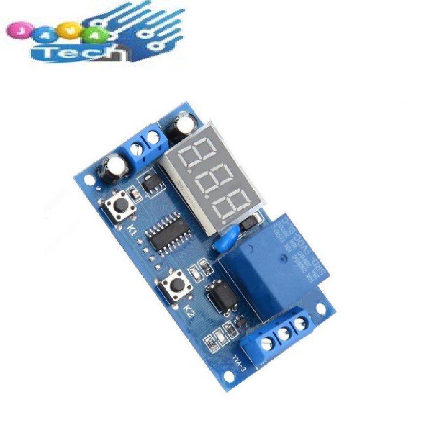 YYA-3 Delay Timer Adjustable Relay 3 Siklus Input DC 12V Display