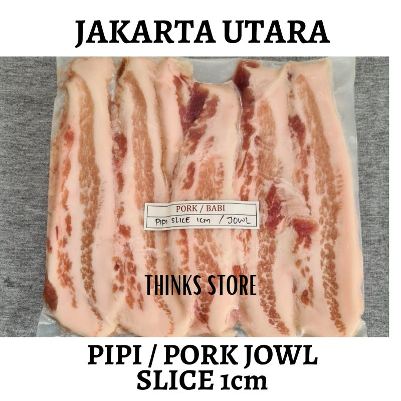 

PORK JOWL - PIPI SLICE - DAGING BABI PIPI/CHEEK