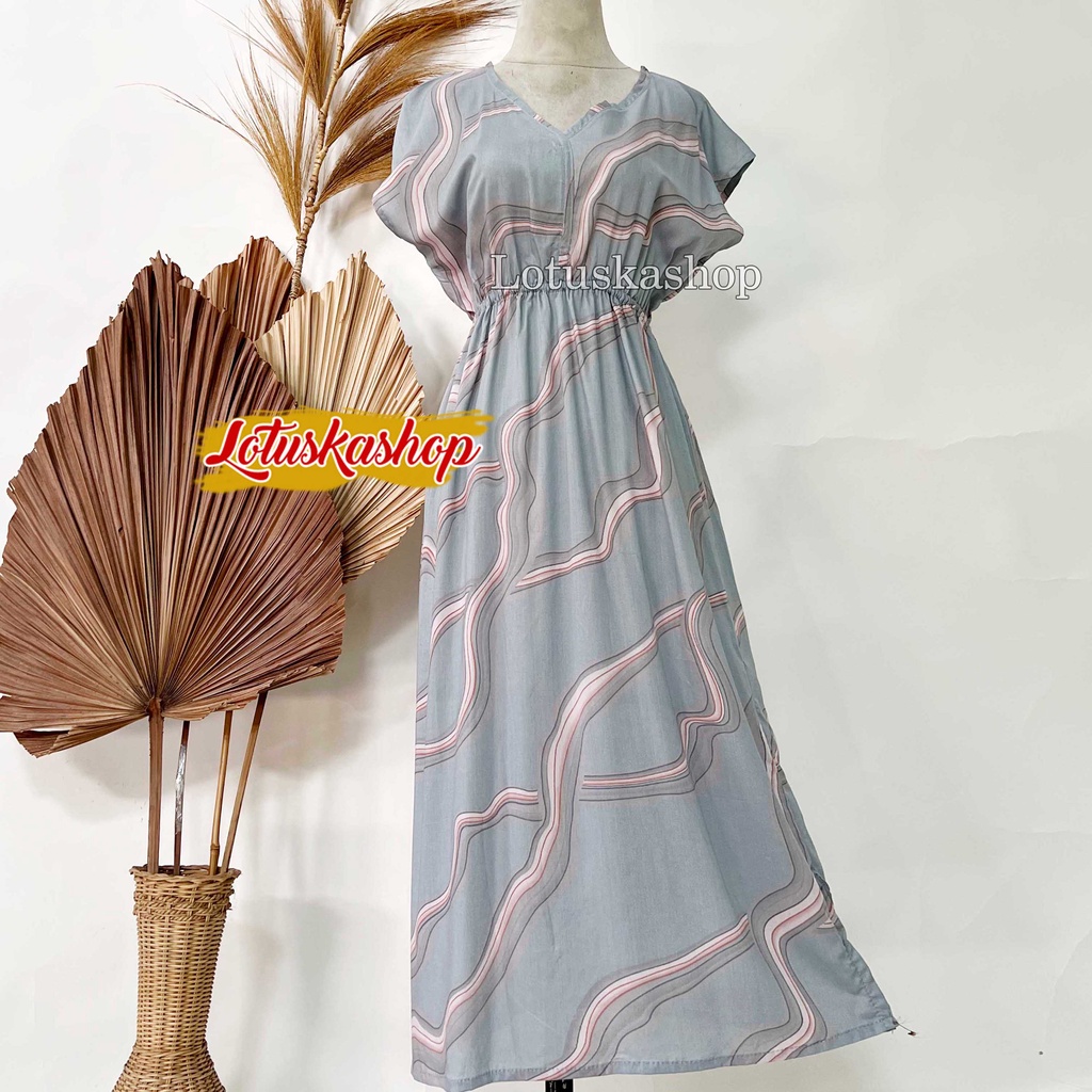 Dress Manohara Panjang Bali Vanesa-Vanesa Grey
