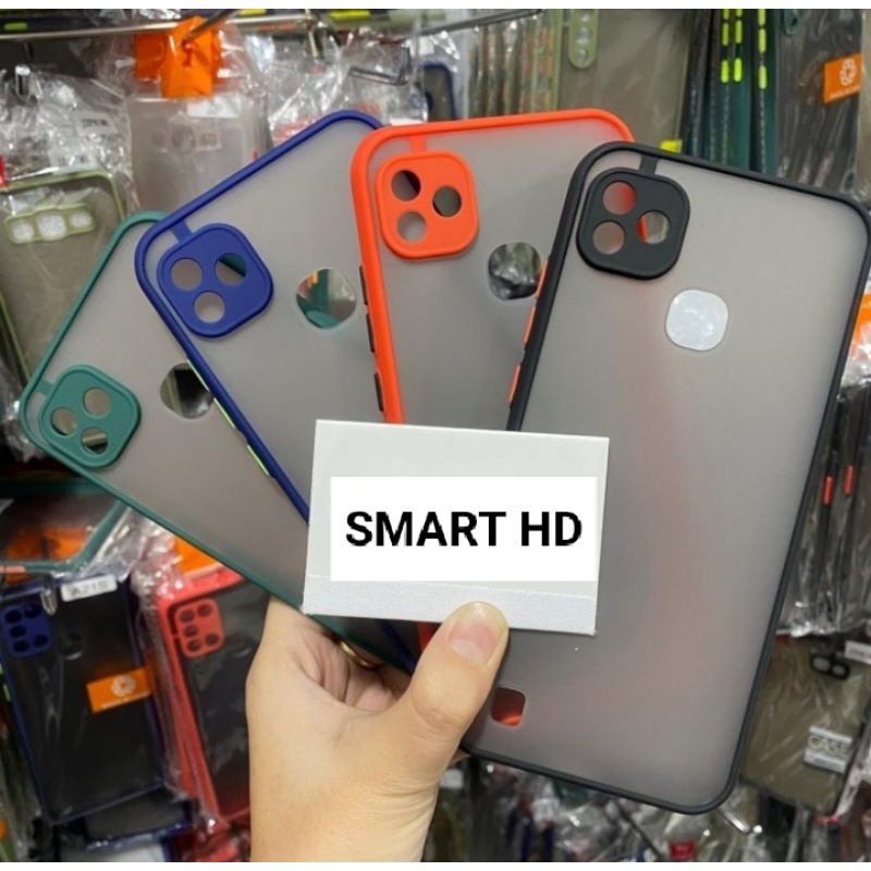 INFINIX SMART HD Case Dove + Kamera Matte Transparan Fuze Macaron