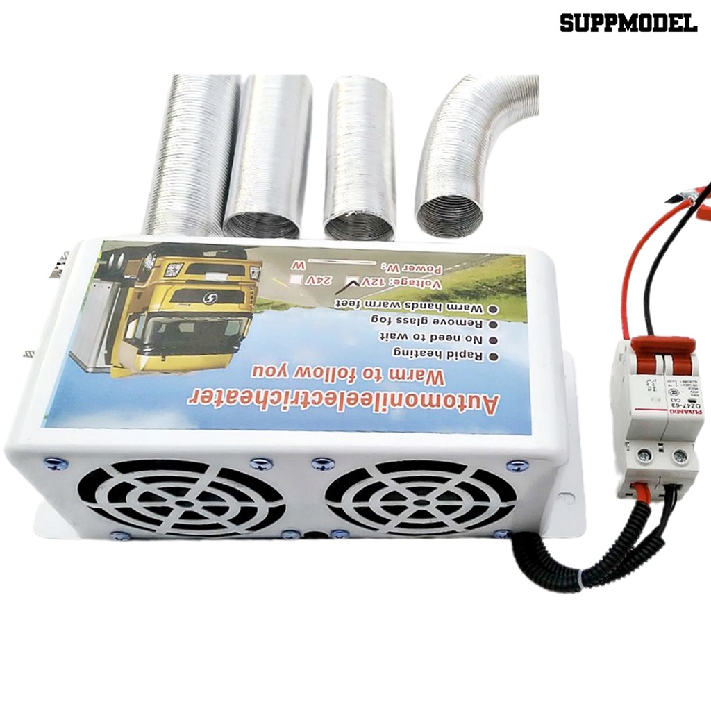 Penghangat Kaca Depan Mobil Elektrik Portable 12V 500W-1000W Dengan 3 Lubang