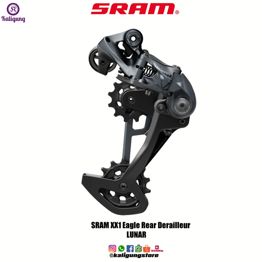 Rear Derailleur SRAM XX1 EAGLE LUNAR 12 speed Lightweight RD XC MTB