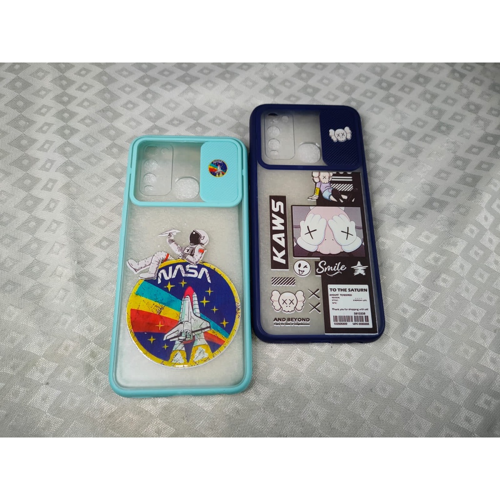 CASE SLIDE PROTECT CAMERA KARAKTER FOR VIVO Y12S