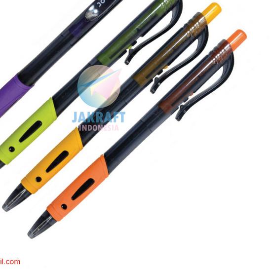 

◙ Pulpen Bolpen Pen Klik JOYKO BP-207 BETA (Hitam) 0.7 mm Warna Warni ❃
