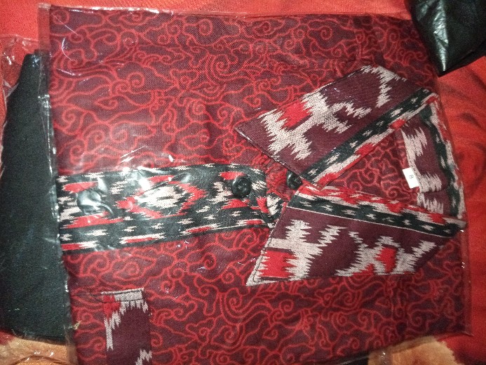 Batik Anak Laki Laki Size Terlengkap Motif Mega Mendung Merah