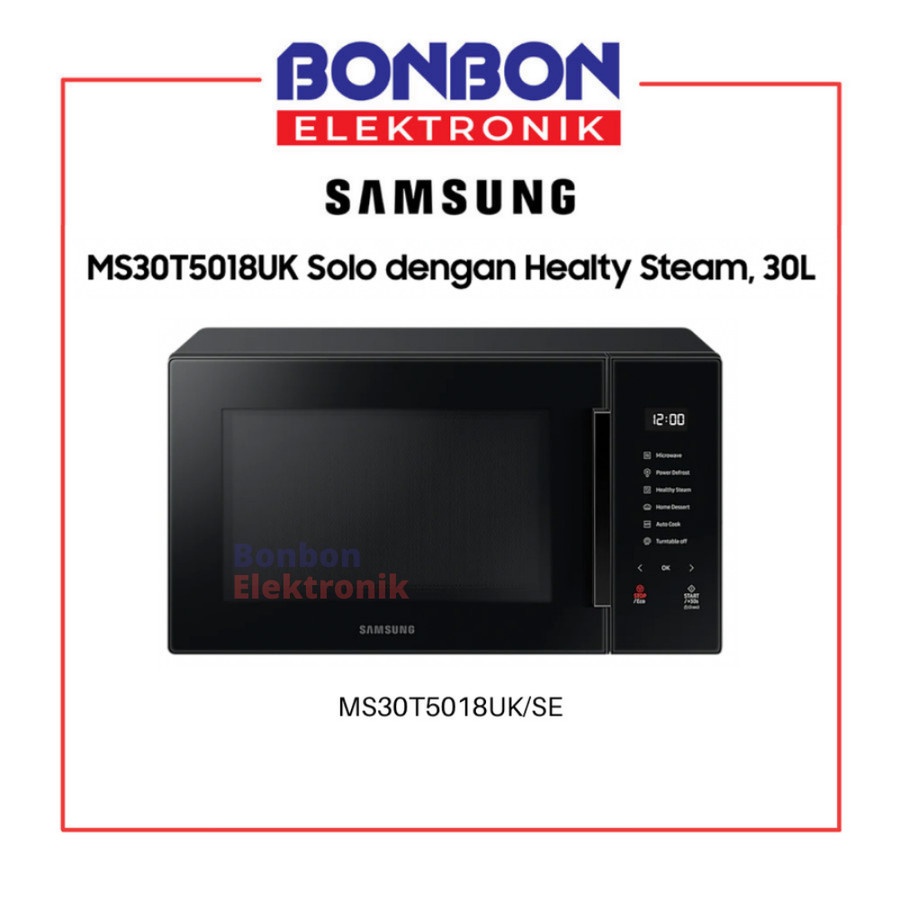 Samsung Microwave Solo MS30T5018UK/SE dengan Healthy Steam 30L