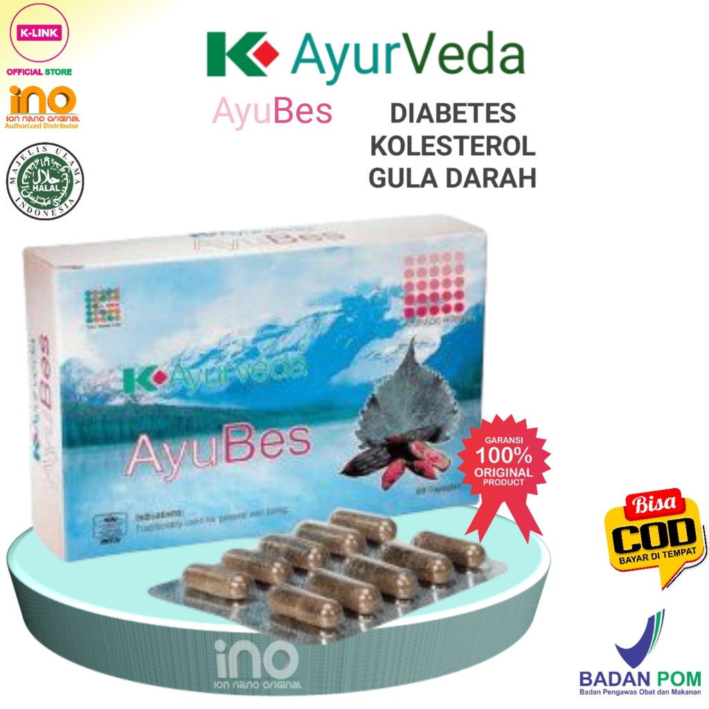 

AYURVEDA AYUBES ORIGINAL K LINK PENGONTROL GULA DARAH