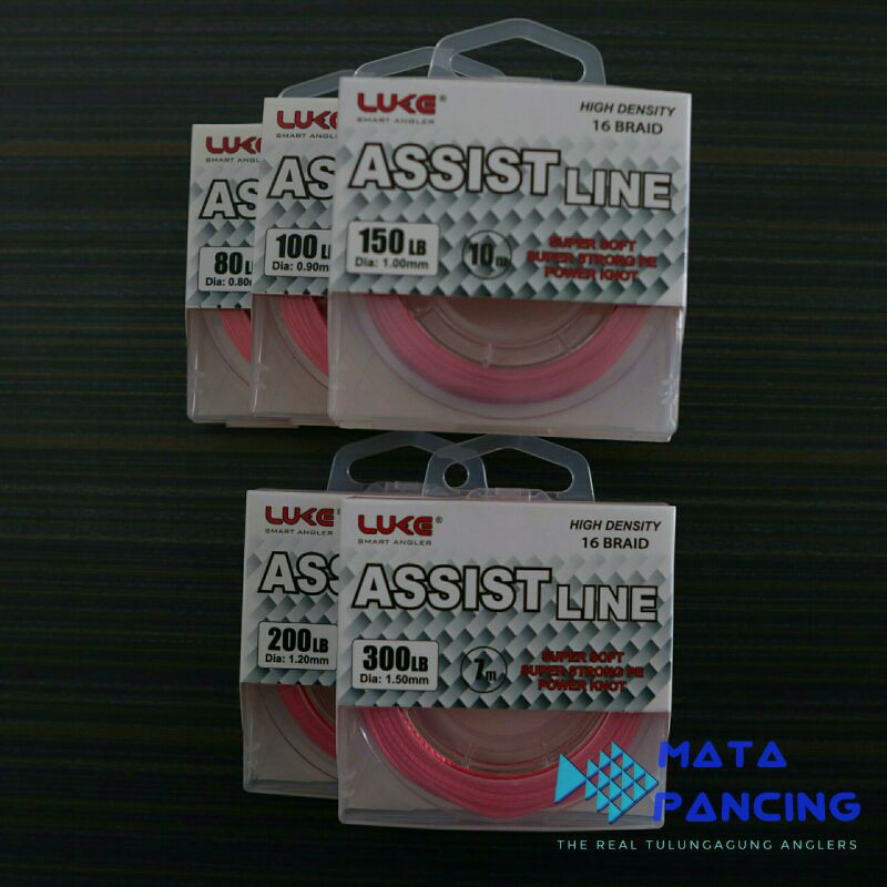 Benang assist line kevlar blood luke smart angler murah dan kuat