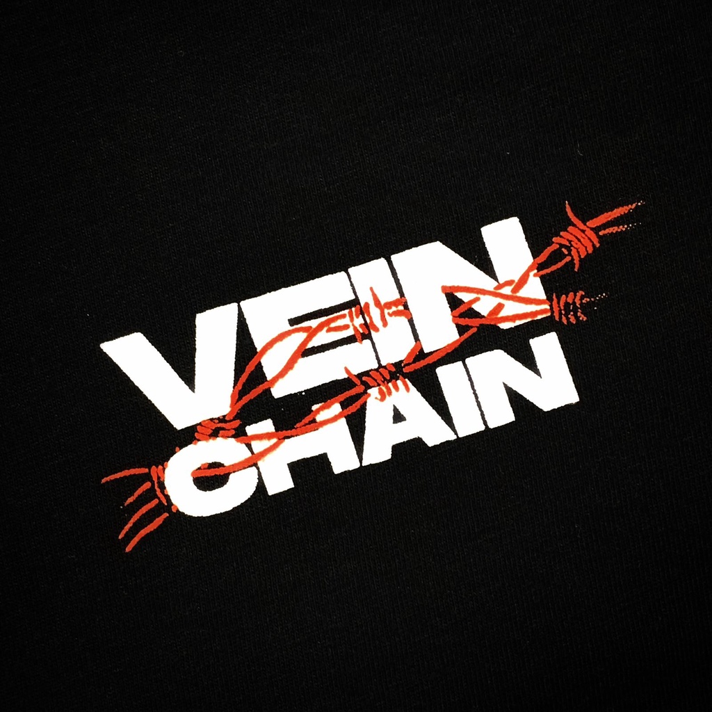 Almost Studio - T-Shirt - Veinchain - Black