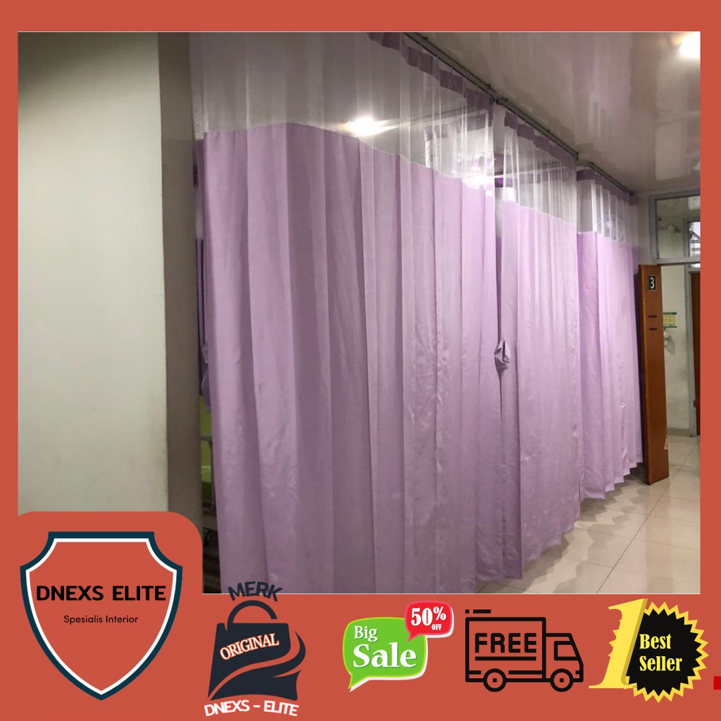 Tirai Gorden Rumah Sakit Anti Bakteri dan Anti Noda