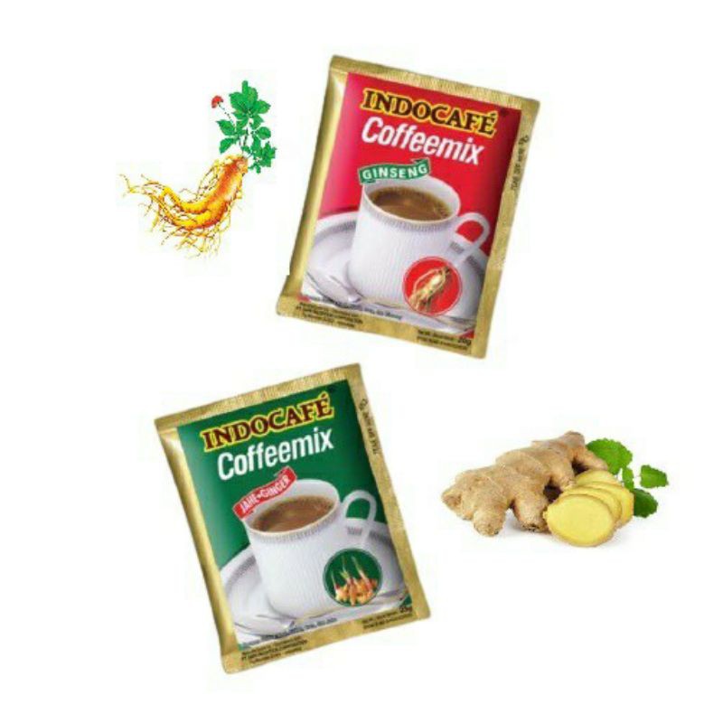 kopi indocafe coffemix gingseng jahe ginger 20gr