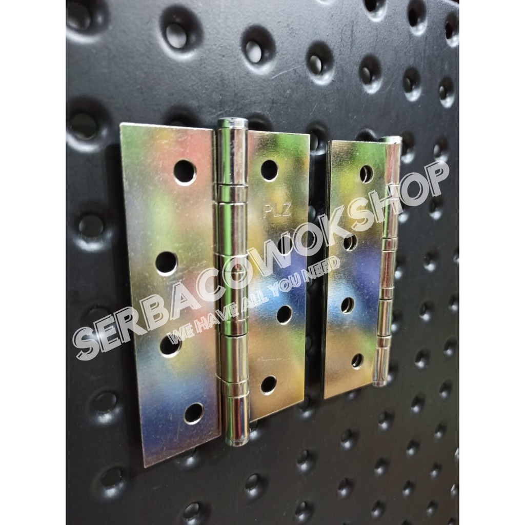 Palazzo Engsel Pintu 4 x 3 mm Chrome Anti Karat Termurah Berkualitas