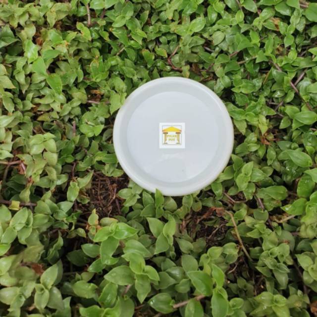 Tatakan Alas Pot Bunga Nkt 10Cm Untuk Pot Ukuran 10 Cm dan 12 Cm - NKT TATAKAN LEBAH 10 PUTIH