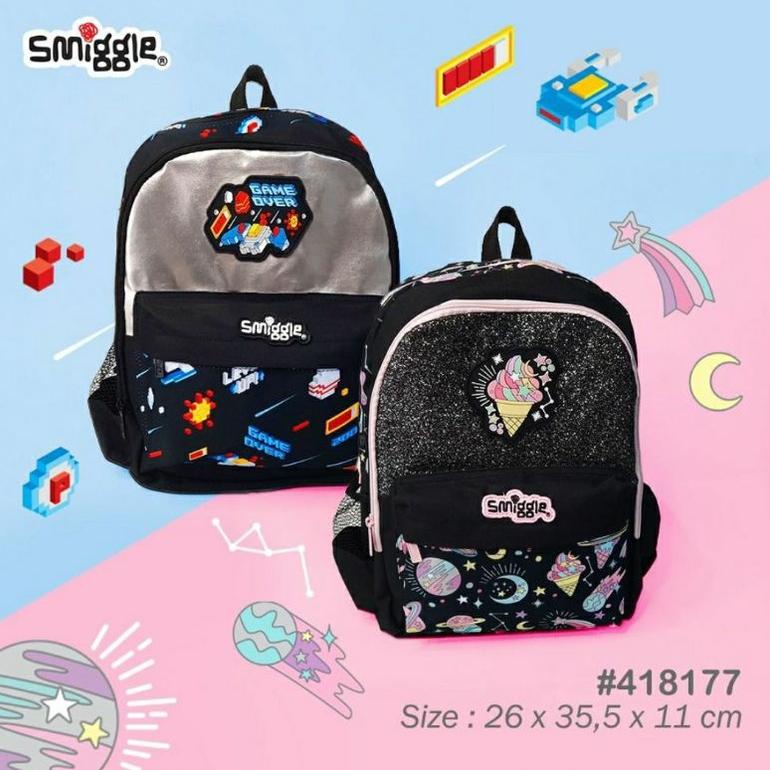 Ransel TK Junior Smiggle Unicorn Ice Cream Rainbow Space Sport Tas Sekolah Anak Spiderman Avengers –