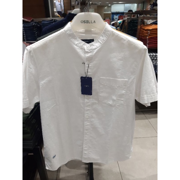 Osella Baju Pria Shirt Lengan Pendek Koko white