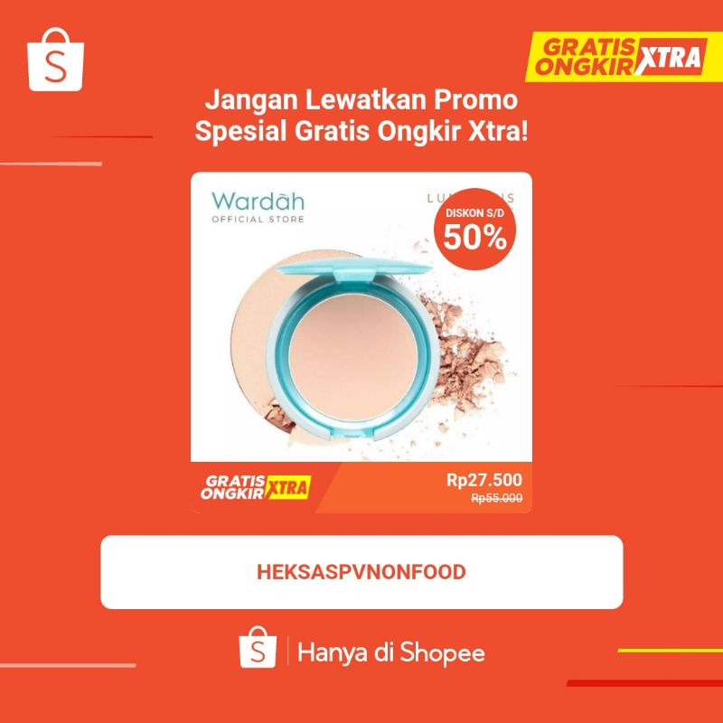 Wardah luminous two way cake