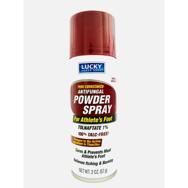 Lucky Powder Spray Antifungal Athlete's Foot Super Soft Relieve Itching Burning