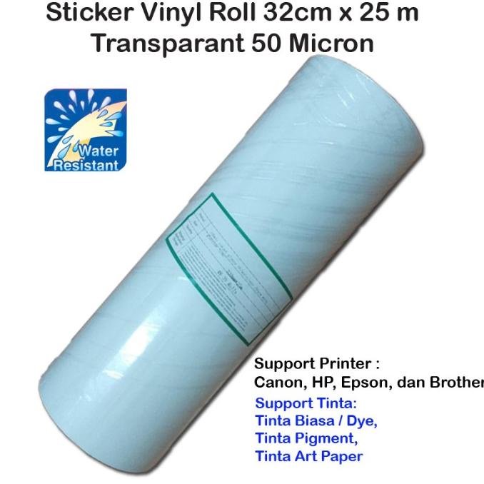 

SUN Sticker Vinyl Roll Transparant 32cm x 25m 50 micron