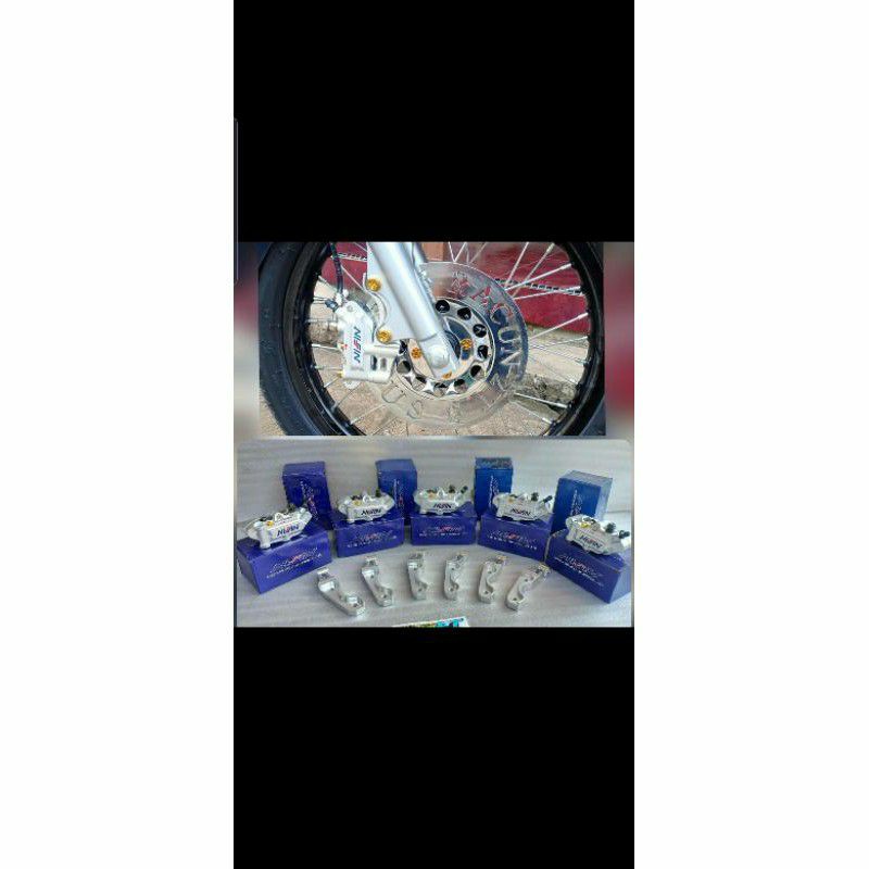 paket set kaliper monoblok nissin  PNP rx king new bison