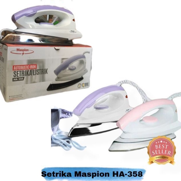 Setrika Listrik Maspion HA-358 Gosokan Baju Maspion