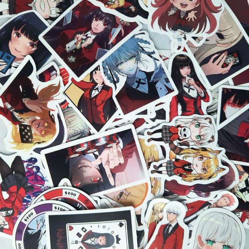 

Sticker / Stiker Anime Kakegurui Waterproof Murah