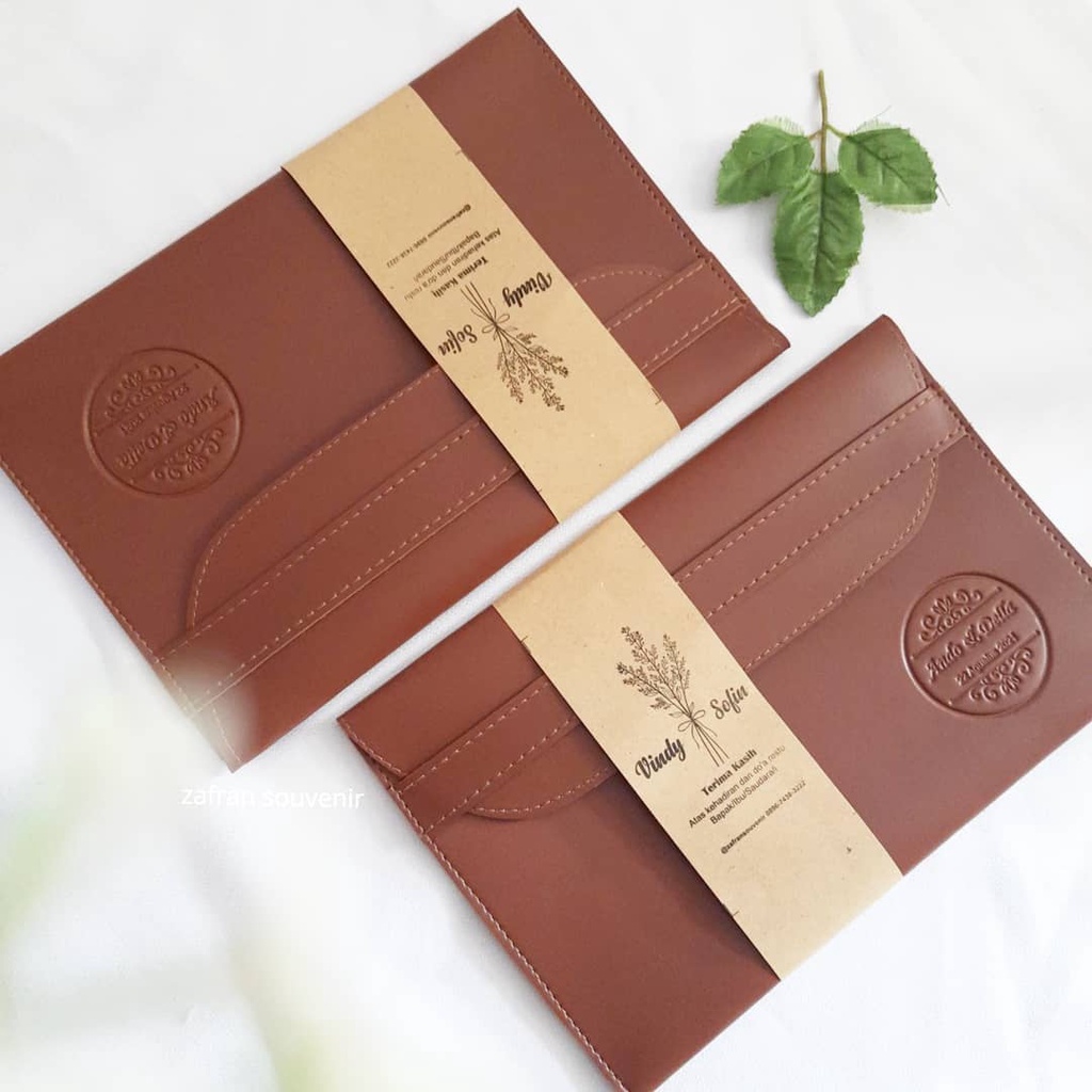 Souvenir Dompet Amplop Sabuk - Souvenir Pouch Envelope - Souvenir Pouch Amplop FREE EMBOSS
