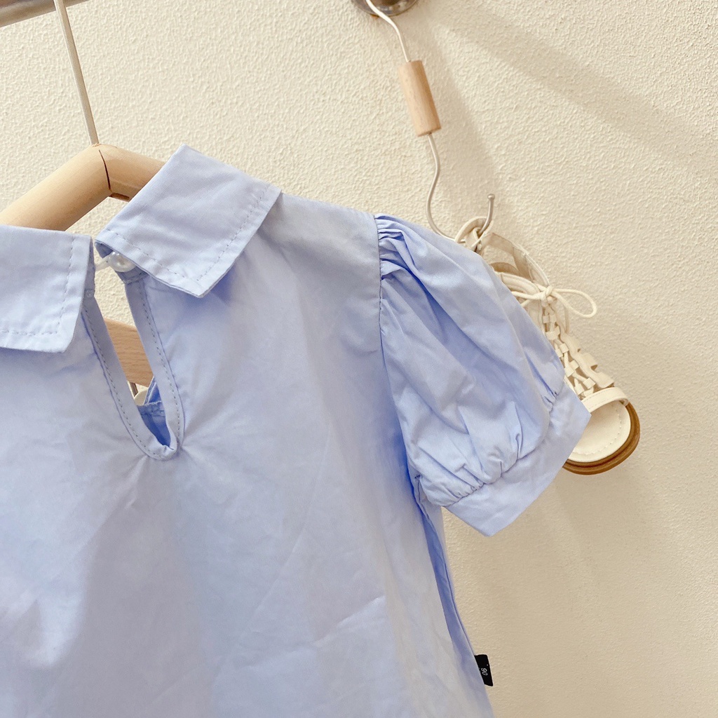 babyfit TULIPS setelan anak perempuan kemeja dengan celana balon import al-831