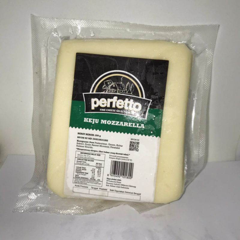 

Keju Perfetto Mozarella 250gr