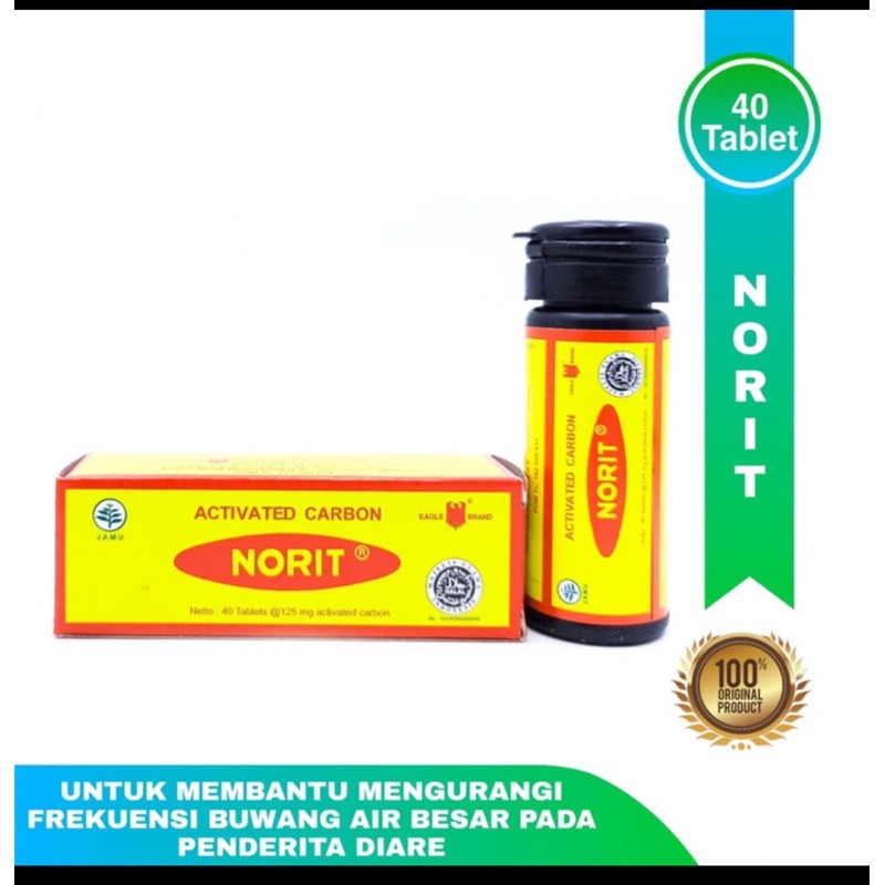 Norit Caplang actived Carbon Aktif Karbon Obat Sakit Perut Kembung