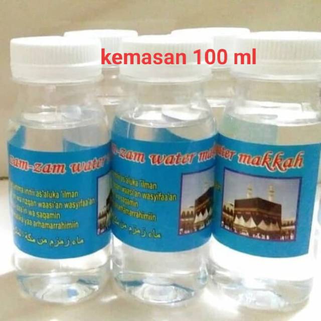 Jual Air Zamzam Botol Kemasan 100 Ml Shopee Indonesia