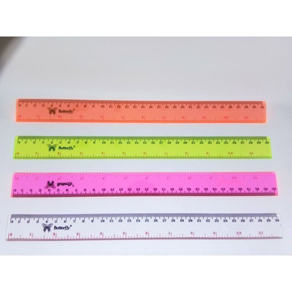 

PENGGARIS MURAH/GARISAN 30CM BUTTERFLY WARNA