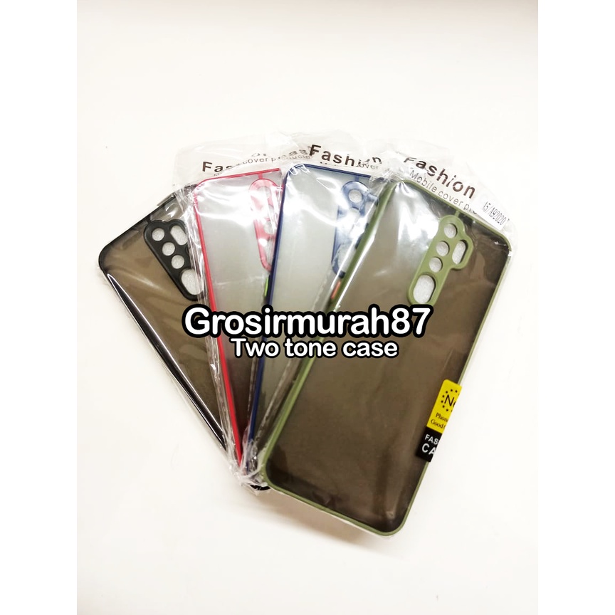 candy macaron softcase case tebal kondom hp Oppo A5/A9 2020 Pink maroon kuning hitam navy