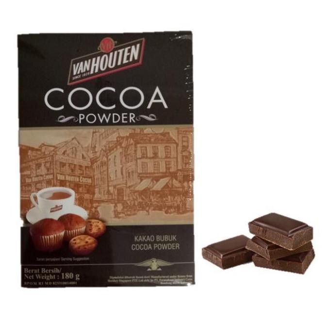 

Van Houten 180 Cocoa Powder 180gr STOK TERBATAS Kode 621