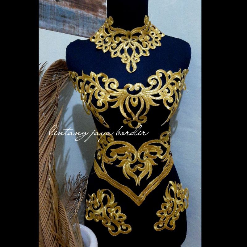 renda bordir kebaya aplikasi/ kebaya vita