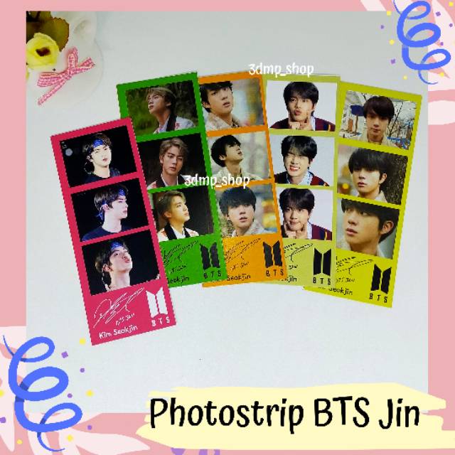 Photostrip Jin Seokjin BTS