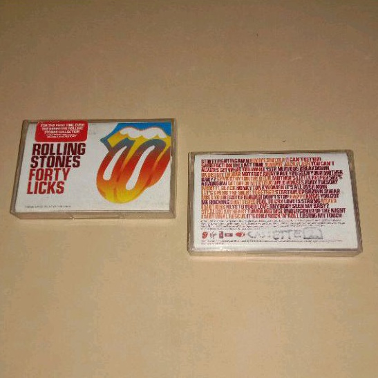 kaset rolling stones forty licks (double kaset)