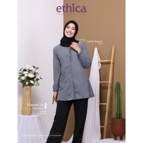 ATASAN ETHICA NAOMI 01 BLUE DARK GREY GREY