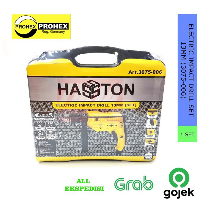 PROHEX HASSTON Mesin Bor Listrik Set 13MM 3075-006