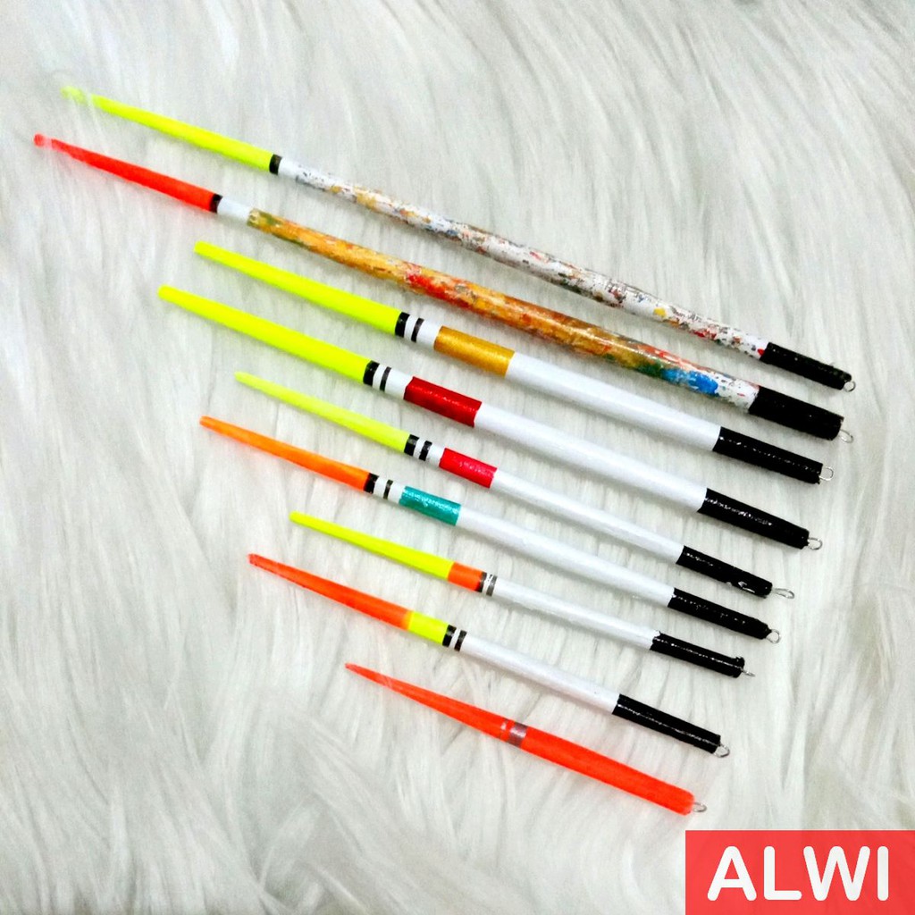 Kumbul / Pelampung Pancing Jarum Bahan Kayu 6cm, 8cm, 10cm, 12cm & 15cm