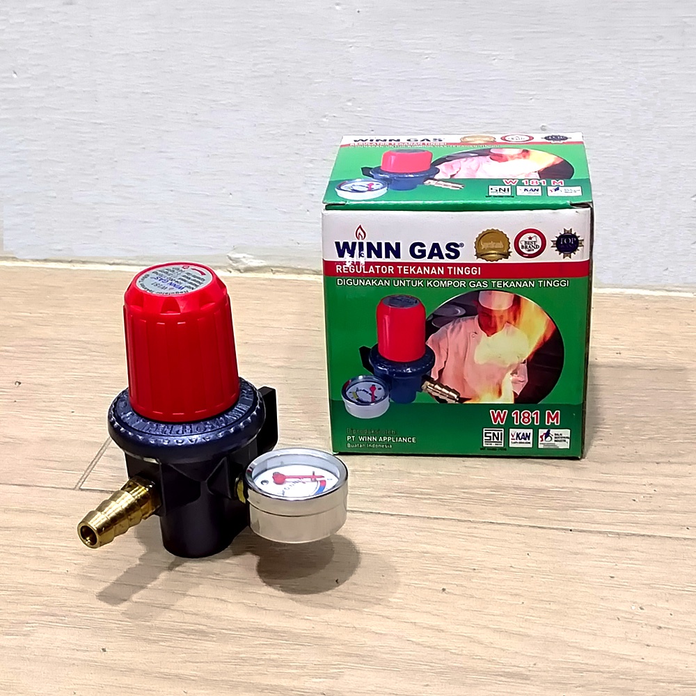 WINN GAS REGULATOR GAS HIGH PRESSURE METERAN / WINN REGULATOR KOMPOR GAS TEKANAN TINGGI 181 M