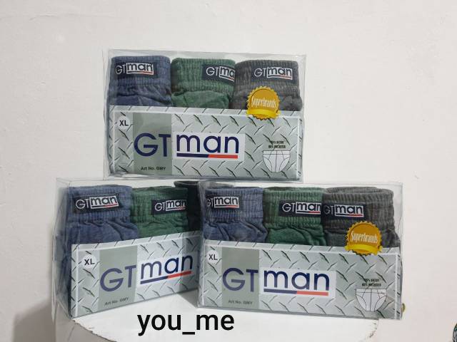 Celana dalam pria GTMAN GMY / HARGA 3PCS