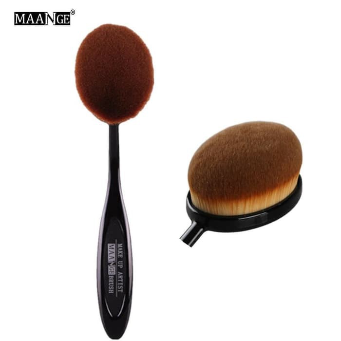 Oval Make Up Brush Maange Profesional Kuas Foundation High Quality