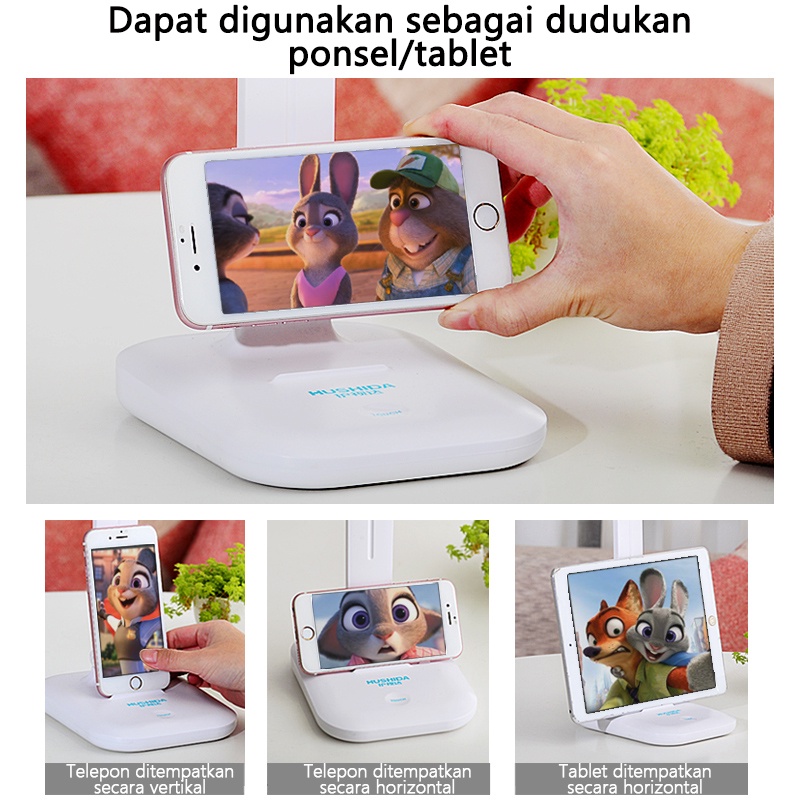 (LP003)[GROSIR/COD]Bintang Masa Depan Lampu X8 Meja Belajar Baca Kerja Dapur Komputer Tidur LED Portable Charge