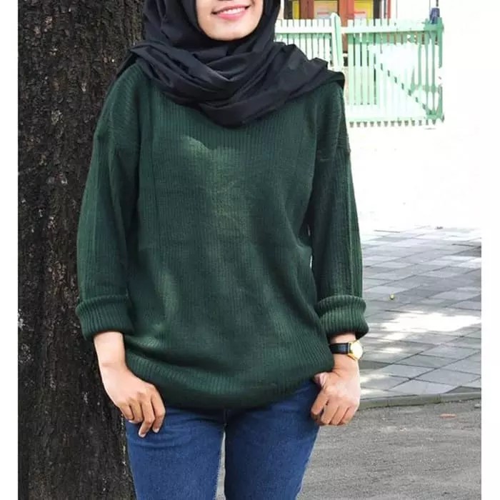 NAJAHSTORE / BOXI SWEATER / ATASAN RAJUT WANITA / SWEATER RAJUT / COD