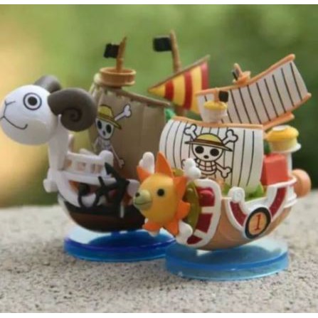 Action Figure One Piece Set Luffy / Pajangan Figure Set - Kapal OnePiece