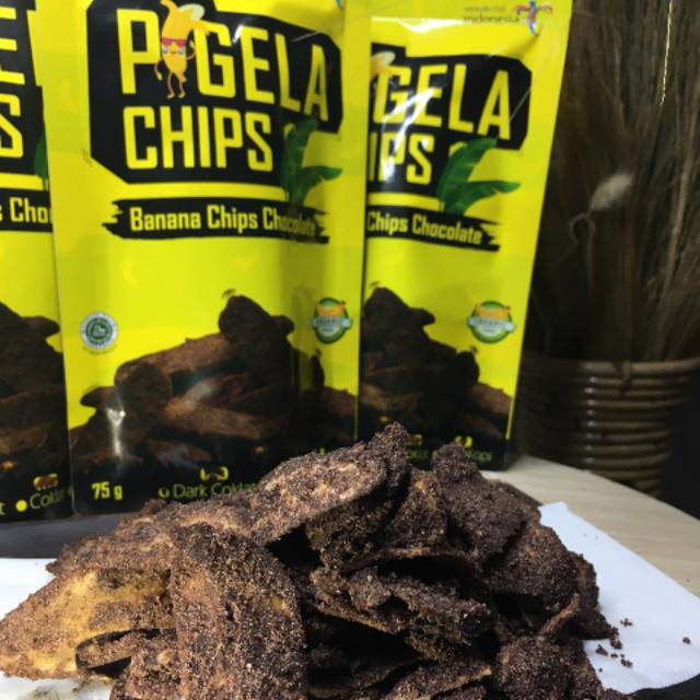 

Kripik pisang coklat